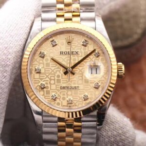 Rolex Datejust M126233-0033 EW Factory Hot Replica Watches Champagne Dial