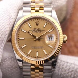 Rolex Datejust M126233-0015 EW Factory Hot Replica Watches Champagne Dial