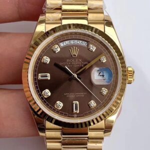 Rolex Day-Date M128238-0022 Yellow Gold EW Factory Hot Replica Watches Gray Dial