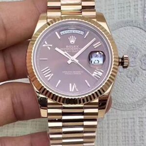 Rolex Day Date 228235 2018 40mm EW Factory Hot Replica Watches Purple Dial