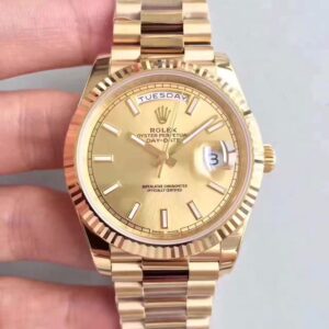 Rolex Day Date M228238-0003 40MM EW Factory Hot Replica Watches Gold Dial