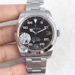 Rolex Air-King 116900 JF Factory Hot Replica Watches Black Dial