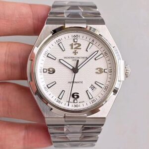 Vacheron Constantin Overseas 47040 Stainless Steel Bracelet JJ Factory Hot Replica Watches White Dial