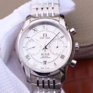 Omega De Ville Co-Axial Chronograph 42MM 431.10.42.51.02.001 OM Factory Hot Replica Watches White Dial