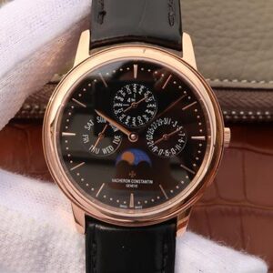 Vacheron Constantin Patrimony Perpetual Calendar 43175/000R-B343 Hot Rplica Watches Black Dial
