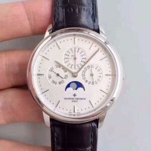 Vacheron Constantin Patrimony Perpetual Calendar 43175/000P-B190 Hot Replica Watches White Dial