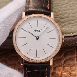 Piaget Altiplano Mecanique P10584 G0A36125 MKS Factory Hot Replica Watches Rose Gold Diamond Bezel
