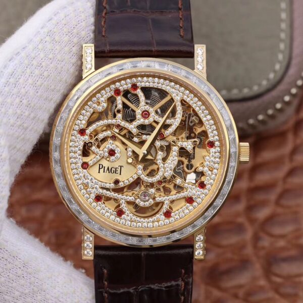 Piaget ALTIPLANO G0A39125 Hot Replica Watches Rosegold Skeleton Dial