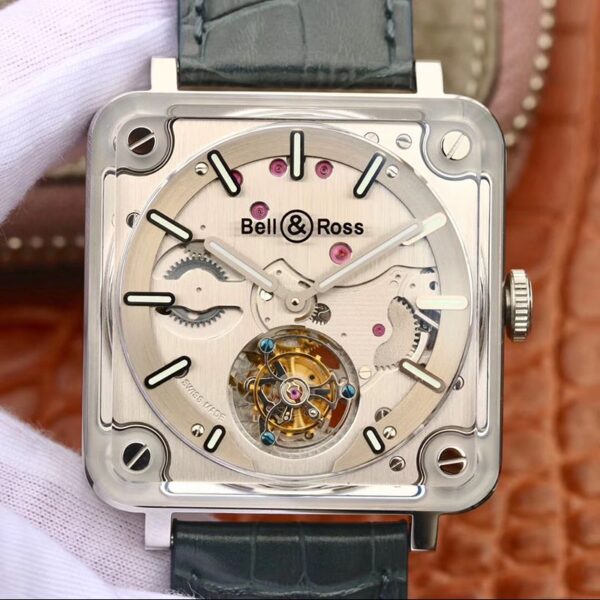 Bell Ross BR-X2 Hot Replica Watches Tourbillon Stainless Steel Brushed Dial