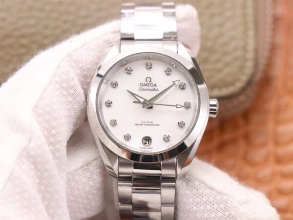 Omega Seamaster 220.10.38.20.52.001 VS Factory Hot Replica Watches Aqua Terra 150M CO‑AXIAL Master Chronometer Ladies