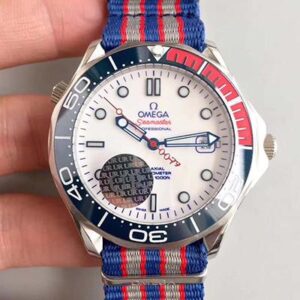 Omega Seamaster Diver 300M Co-Axial 41MM Commander 007 212.32.41.20.04.001 UR Factory Hot Replica Watches White Dial