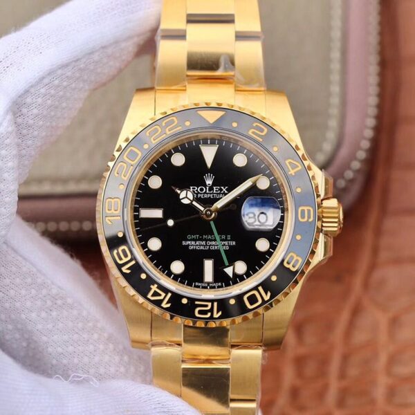 Rolex GMT Master II 116718 EW Factory Hot Replica Watches Black Dial