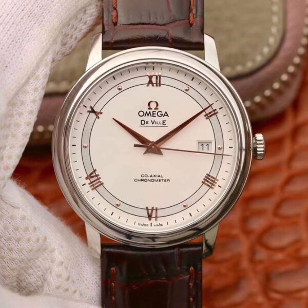 Omega De Ville Prestige 424.13.40.20.02.002 MKS Factory Hot Replica Watches White Dial