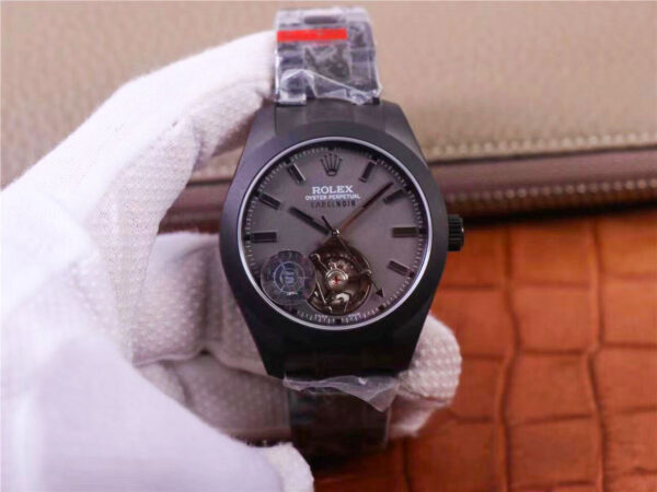 Replica Rolex Milgauss Base 116400 Label Noir Design LNT01HS-001 JB Factory Hot Replica Watches Black Case Watch