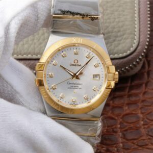 Omega Constellation 123.20.38.21.52.002 V6 Factory Hot Replica Watches White Dial