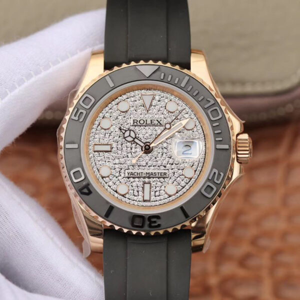 Rolex Yacht Master 116655 Hot Replica Watches 40mm Diamond Dial