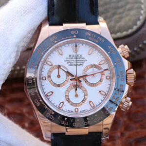 Rolex Daytona Cosmograph 116515LN Noob Factory Hot Replica Watches White Dial