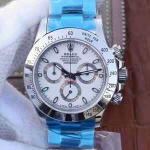 Rolex Daytona Cosmograph 116520 Noob Factory Hot Replica Watches White Dial