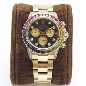 Rolex Daytona Cosmograph Rainbow 116589RBOW BL Factory Hot Replica Watches 4130 Movement