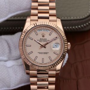 Rolex Day Date II 228235 40mm EW Factory Hot Replica Watches Rosegold Dial