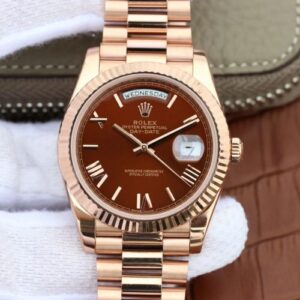 Rolex Day Date 40mm 228235 EW Factory Hot Replica Watches Brown Dial