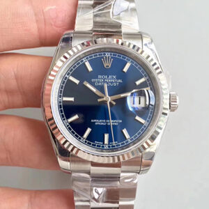 Rolex Datejust 116234 36mm AR Factory Hot Replica Watches V2 Blue Dial