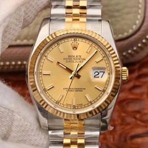 Rolex Datejust 36MM 116233 AR Factory Hot Replica Watches V2 Champagne Dial