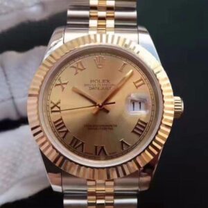 Rolex Datejust 126333-007 41mm Hot Replica Watches Gold Wrapped Dial