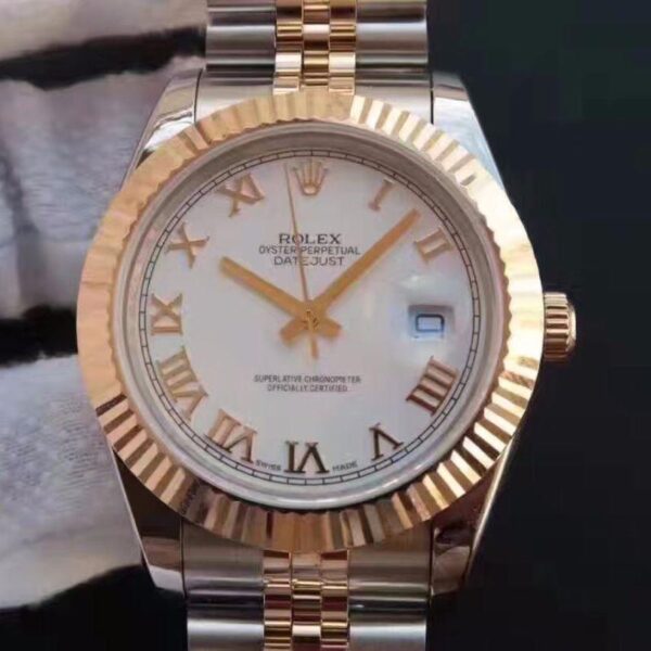 Rolex Datejust 126333-006 41mm Hot Replica Watches White Rhodium Dial