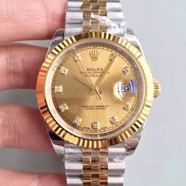 Rolex Datejust II M126333-0012 41MM EW Factory Hot Replica Watches Champagne Dial