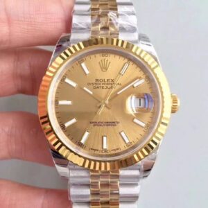 Rolex Datejust II 116333 41MM EW Factory Hot Replica Watches Yellow Gold Dial