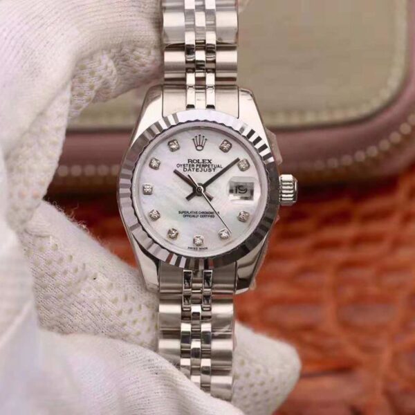 Rolex Lady Datejust 28MM Hot Replica Watches White Dial