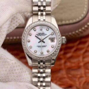 Rolex Lady Datejust 28MM Hot Replica Watches Mother Of Pearl Dial