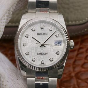 Rolex Datejust 116234 36MM AR Factory Hot Replica Watches Diamond-printed Dial
