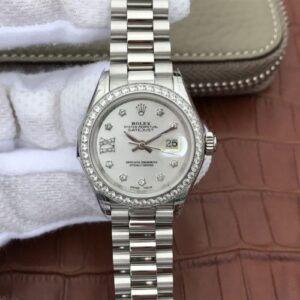 Rolex Lady Datejust 279136RBR Hot Replica Watches 28mm Silver Dial