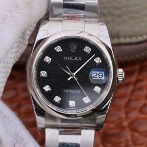 Rolex Datejust 116200 Hot Replica Watches 36mm DJ Factory Black Dial
