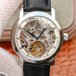 Audemars Piguet Jules Audemars Tourbillon 26357PT.ZZ.D028CR.02 Hot Replica Watches Skeleton Dial