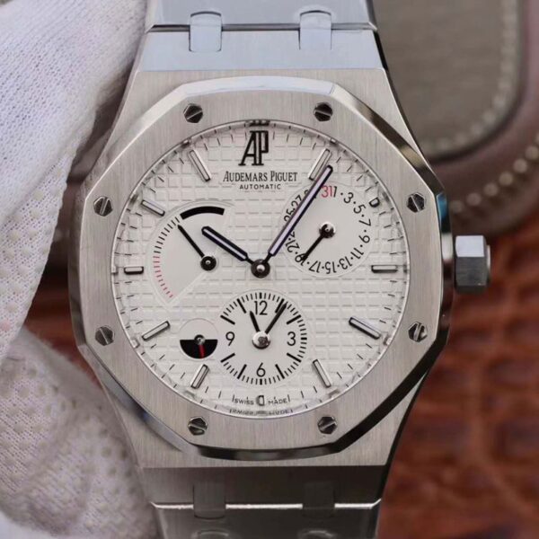 Audemars Piguet Royal Oak GMT 41MM 26120 TWA Factory Hot Replica Watches White Dial