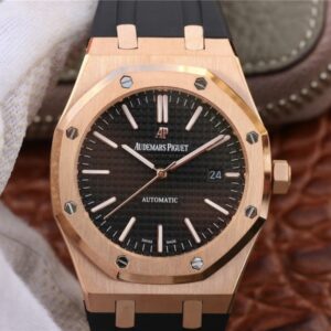 Audemars Piguet Royal Oak 15400OR.OO.D002CR.01 JF Factory Hot Replica Watches Black Dial