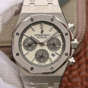 Audemars Piguet Royal Oak Chronograph 26331ST.OO.1220ST White Dial JH Factory Hot Replica Watches