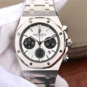 Audemars Piguet Royal Oak Chronograph 26331ST.OO.1220ST.03 JH Factory Hot Replica Watches White Dial