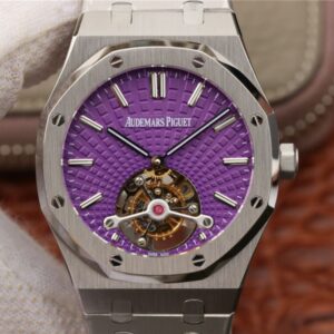 Audemars Piguet Royal Oak Tourbillon 26522ST.OO.1220ST.01 R8 Factory Hot Replica Watches Purple Dial