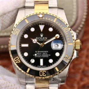 Rolex Submariner Date 116613LN VR Factory Hot Replica Watches 18K Yellow Gold Wrapped Black Dial