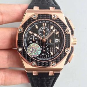 Audemars Piguet Royal Oak Offshore Juan Pablo Montoya 26030RO.00.D001IN.01 JF Factory Hot Replica Watches V2 Black Dial