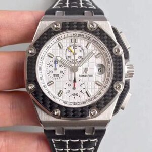 Audemars Piguet Royal Oak Offshore Juan Pablo Montoya 2603010.OO.D001IN.01 JF Factory Hot Replica Watches V2 White Dial