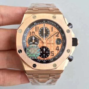 Audemars Piguet Royal Oak Offshore 26470OR.OO.1000OR.01 JF Factory Hot Replica Watches V2 Gold Dial