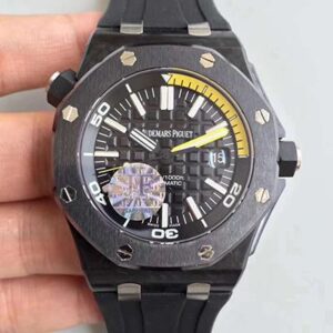 Audemars Piguet Royal Oak Offshore Diver 15706 JF Factory Hot Replica Watches Black Dial