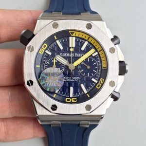 Audemars Piguet Royal Oak Offshore Diver Chronograph 26703ST.OO.A027CA.01 JF Factory Hot Replica Watches Blue Dial