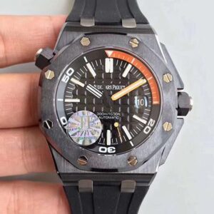 Audemars Piguet Royal Oak Offshore Diver 15707CE.OO.A002CA.01 JF Factory Hot Replica Watches V5 Black Dial