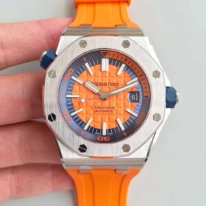 Audemars Piguet Royal Oak Offshore Diver 15710ST.OO.A070CA.01 JF Factory Hot Replica Watches V3 Orange Dial